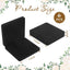 Caja terciopelo 6 pzas para joyas collar anillo aretes