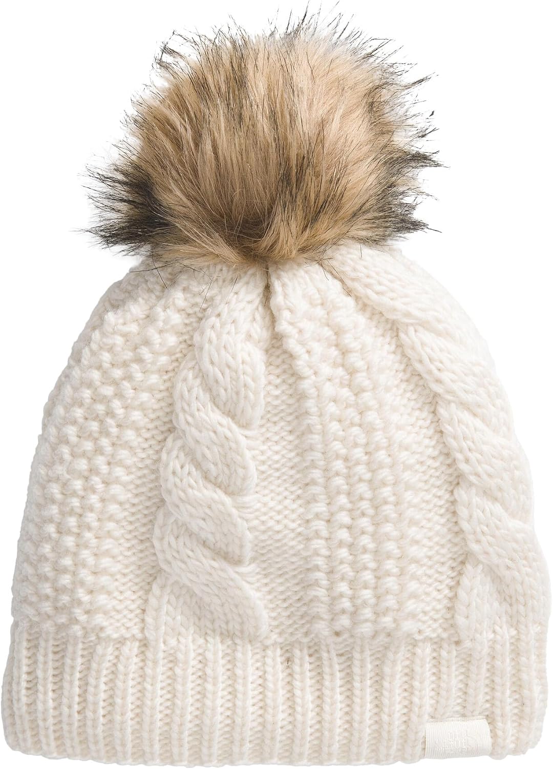 Gorro con forro de pompón piel mujer