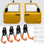 4 Ganchos pared comp Jeep Wrangler 1956-2025