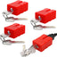 Pack 4 Bloqueadores Enchufe Cable Eléctrico EE.UU.