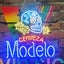 Lámpara cerveza artesanal 20x16 pulg con calavera
