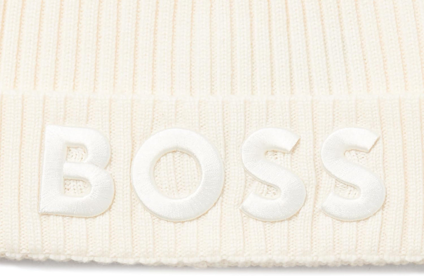 Gorro tejido con logo tonal mujer