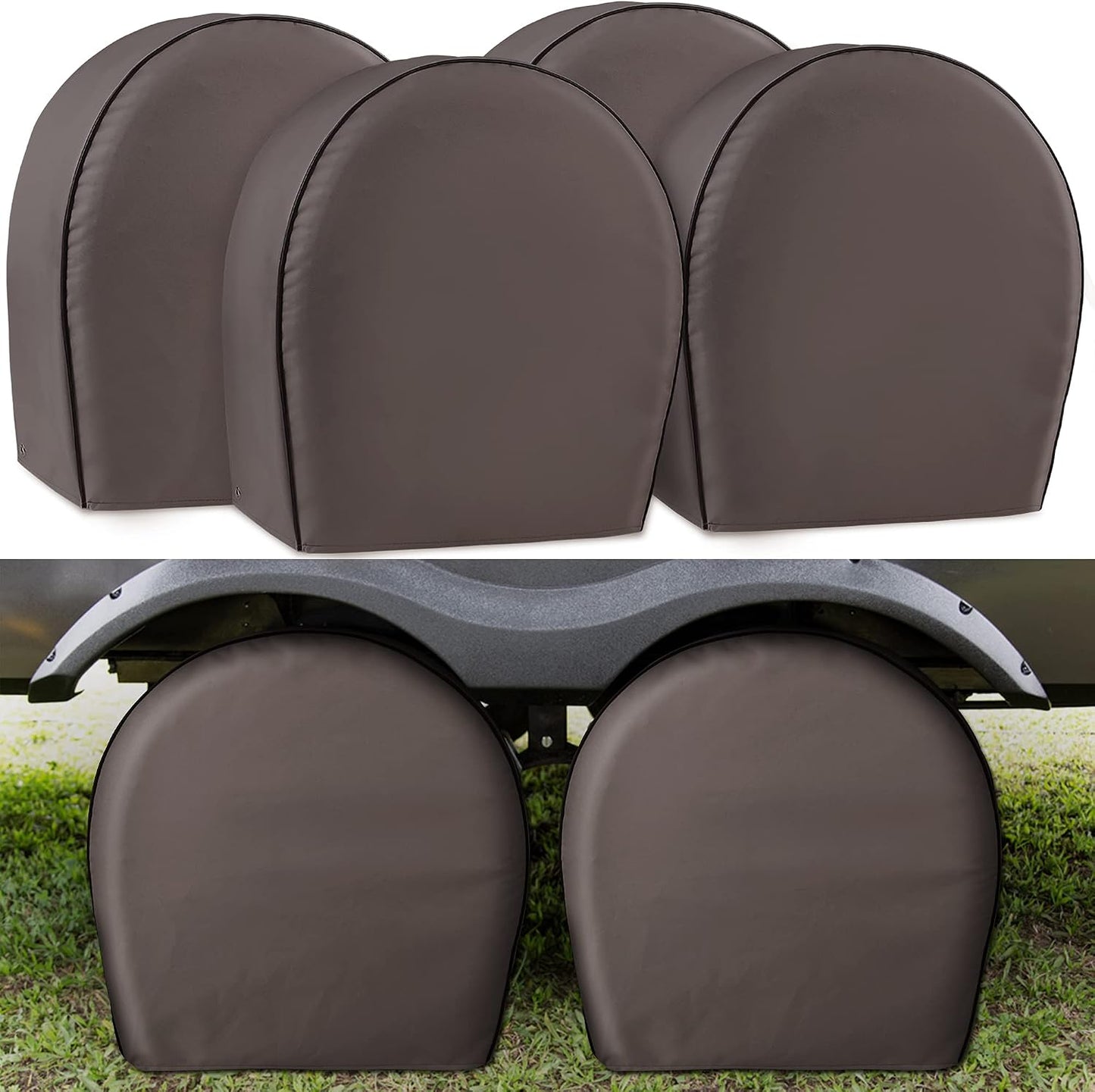 4 Fundas neumáticos resistentes para camiones SUV 600D