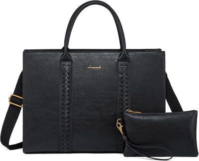 Bolsa cuero vintage para laptop profesional mujer