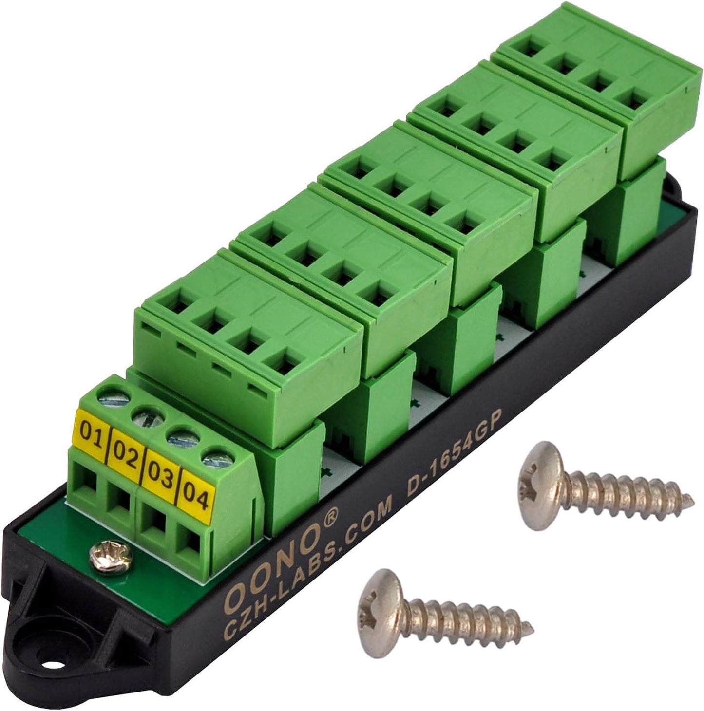 Módulo distribución terminales enchufable 16Amp 300V 4x6