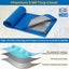 Lona impermeable polietileno 8x10ft 5mil reforzada ojales
