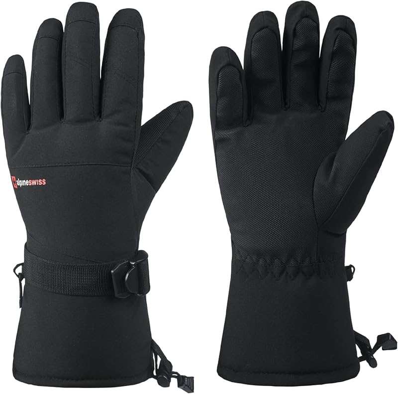 Guantes esquí impermeables hombre invierno con Thinsulate 3M