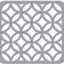 Alfombrillas pequeñas de silicona 12 x 11 pulgadas patrón Feng Shui protector de fregadero