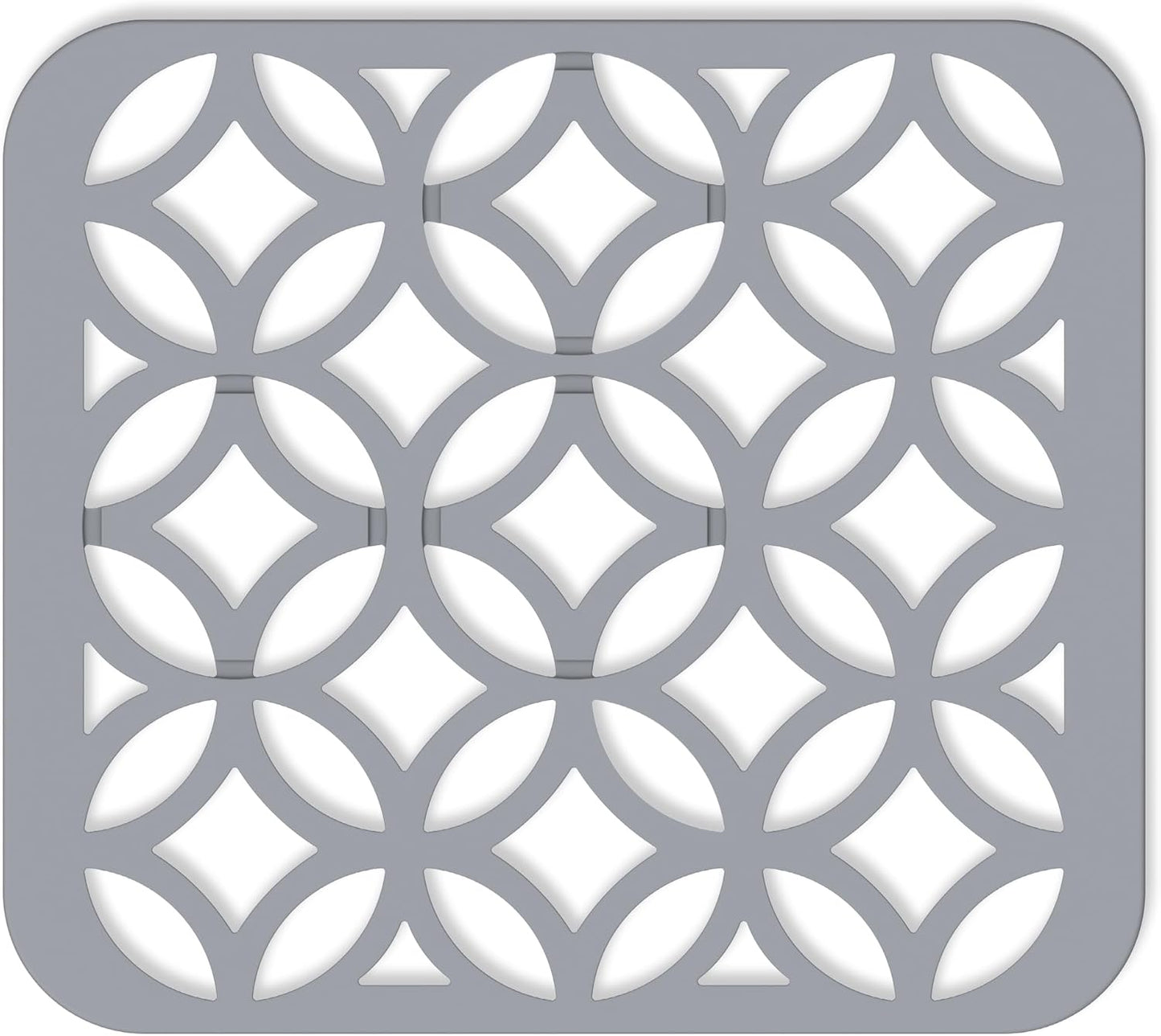 Alfombrillas pequeñas de silicona 12 x 11 pulgadas patrón Feng Shui protector de fregadero