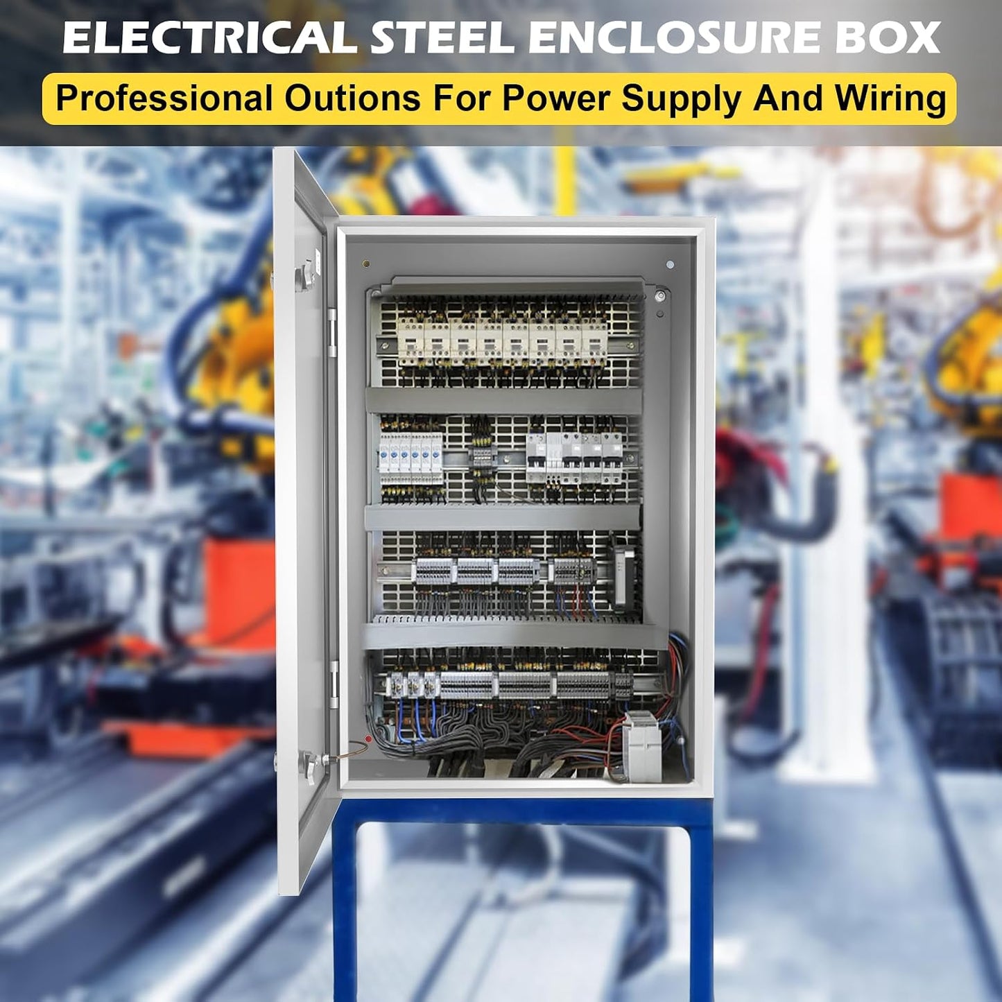 Caja conexiones eléctricas acero NEMA 24x16x10 IP66