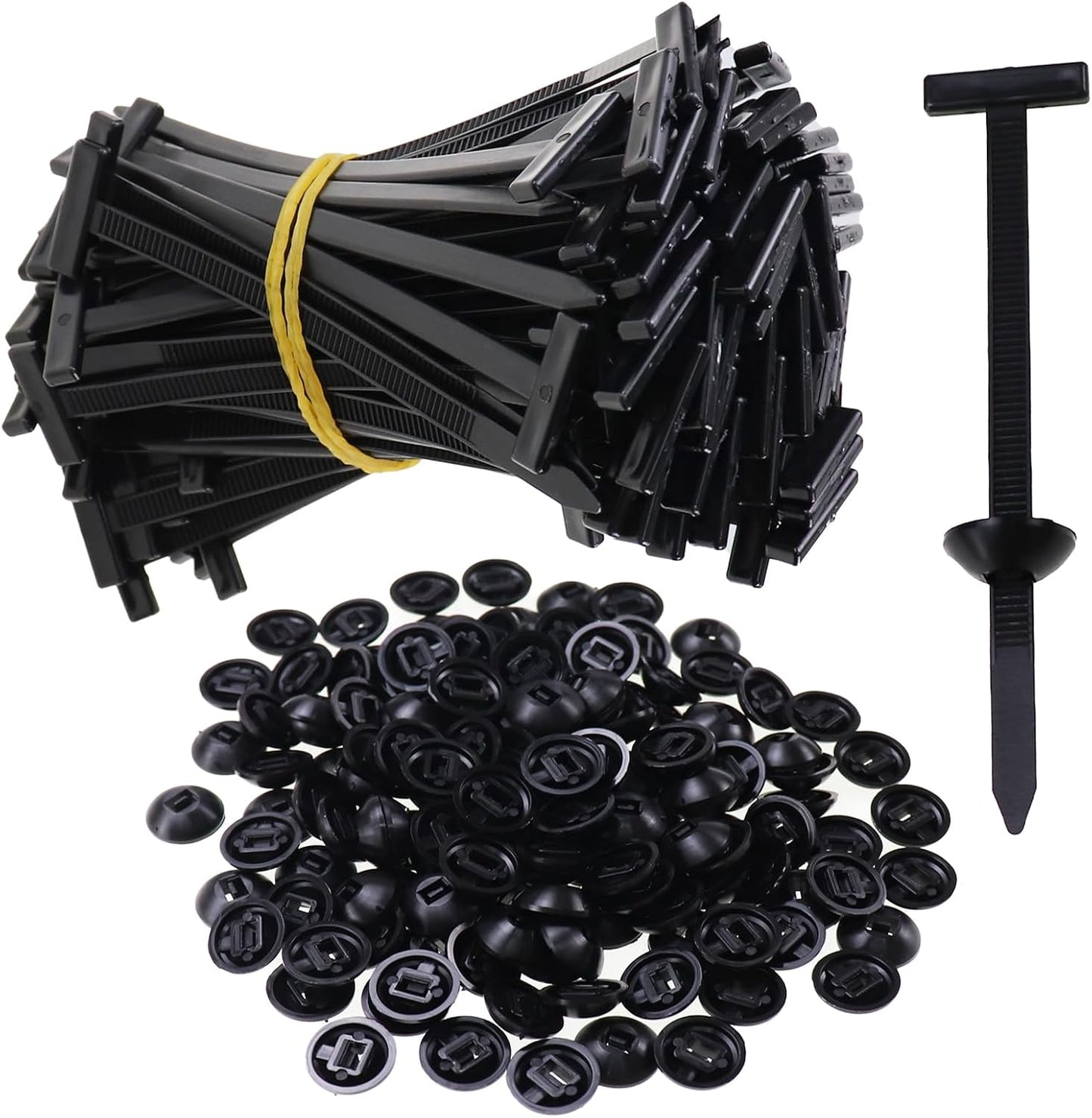 150 Hebillas universales nailon para auto taller
