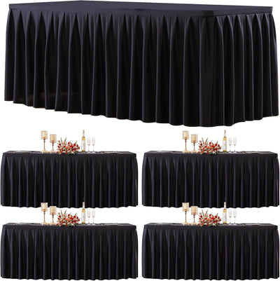 4 Manteles Rectangulares 8ft Elastano Ajustable Banquete