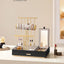 Soporte joyas con espejo y organizador pendientes collar