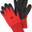Guantes NF11 con palma PVC espumado talla 6 negro/rojo 12