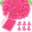 120 Pzas Mini Flamencos Resina Rosa para Manualidades