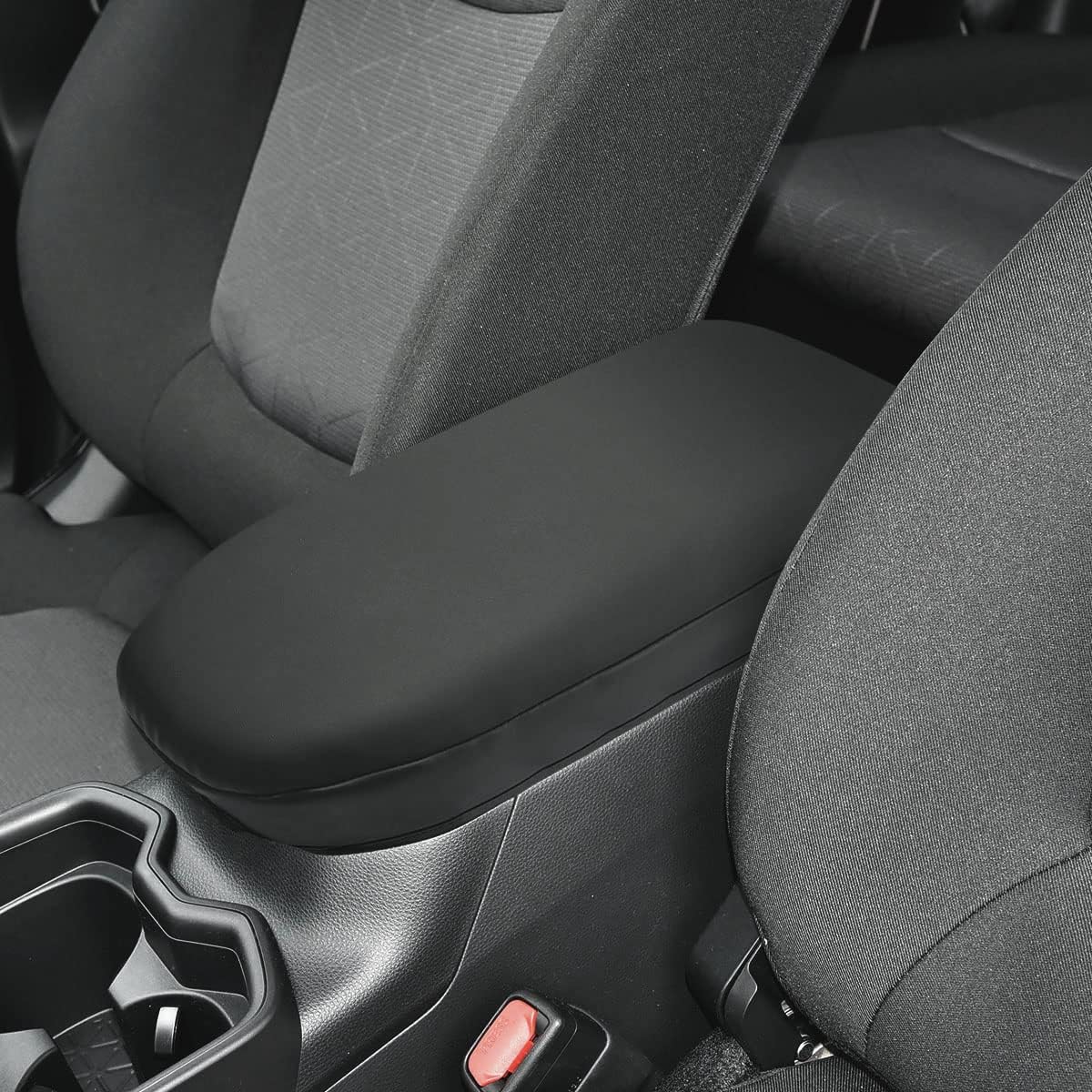 Funda reposabrazos consola Toyota RAV4 cuero negro
