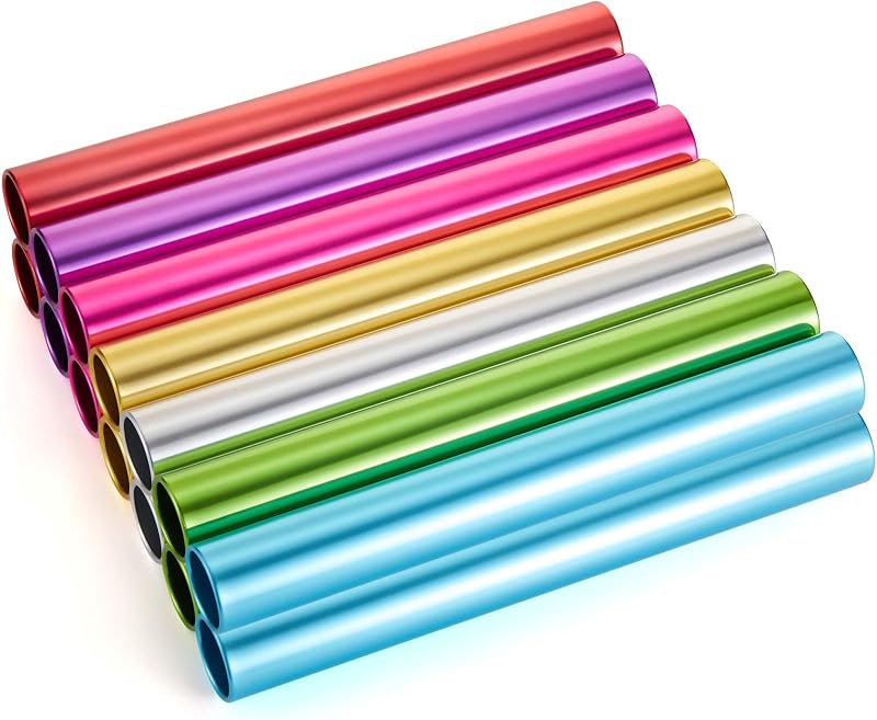 Bastón relevo aluminio resistente deporte varios colores