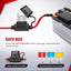 Kit arnés cable 14 AWG 12 V con relé fusible luces Jeep