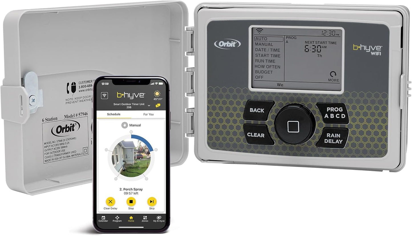 Controlador rociadores 6 zonas B-hyve