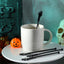 30 Palitos Halloween Plástico Agitadores Cafés Cócteles