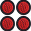 Luz trasera 4" 24LED impermeable para remolque 12V