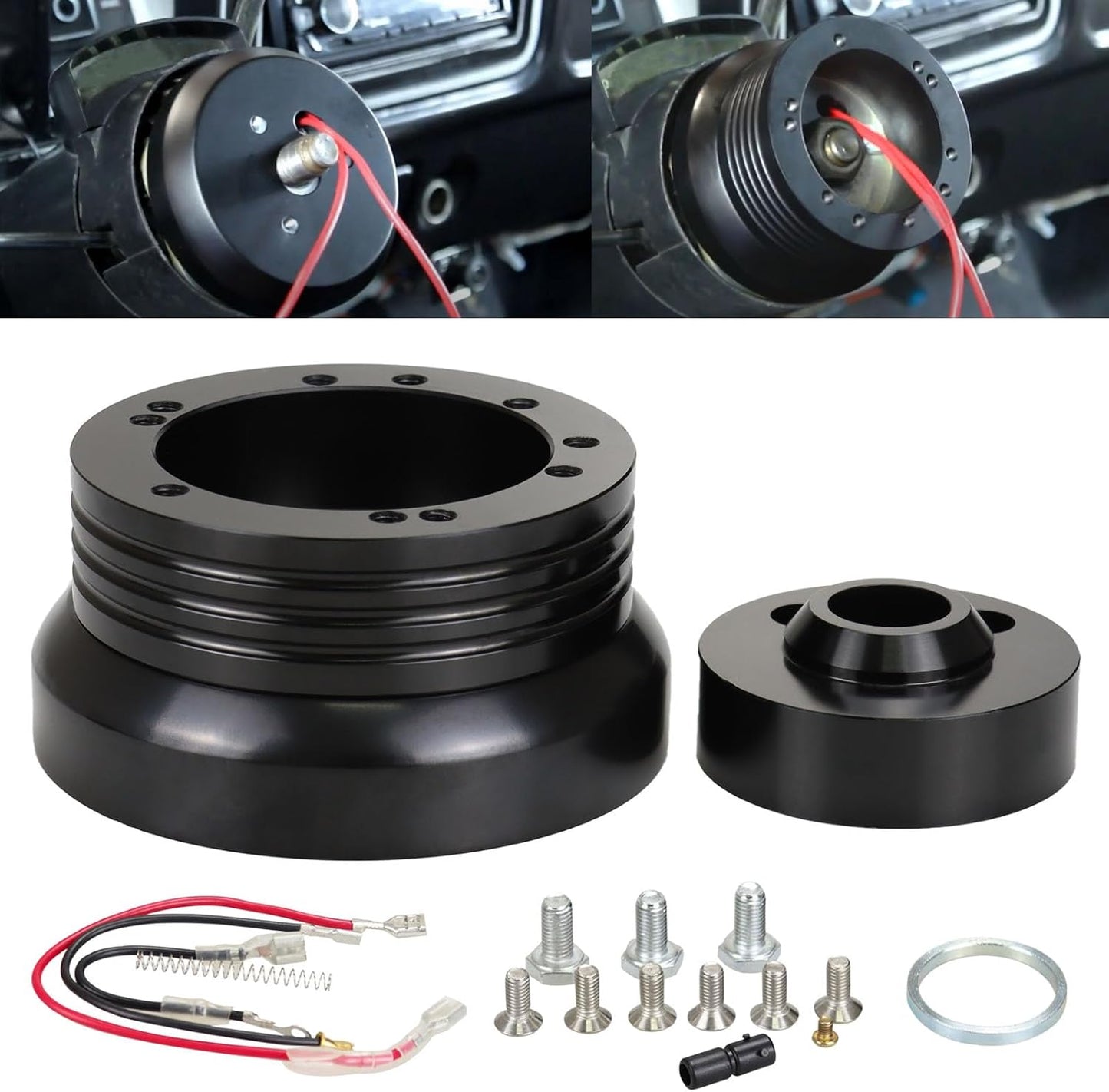 Adaptador volante universal aluminio 5 y 6 agujeros