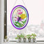 Atrapasoles libélula vitral 10pulg arte pared regalo San Valentín