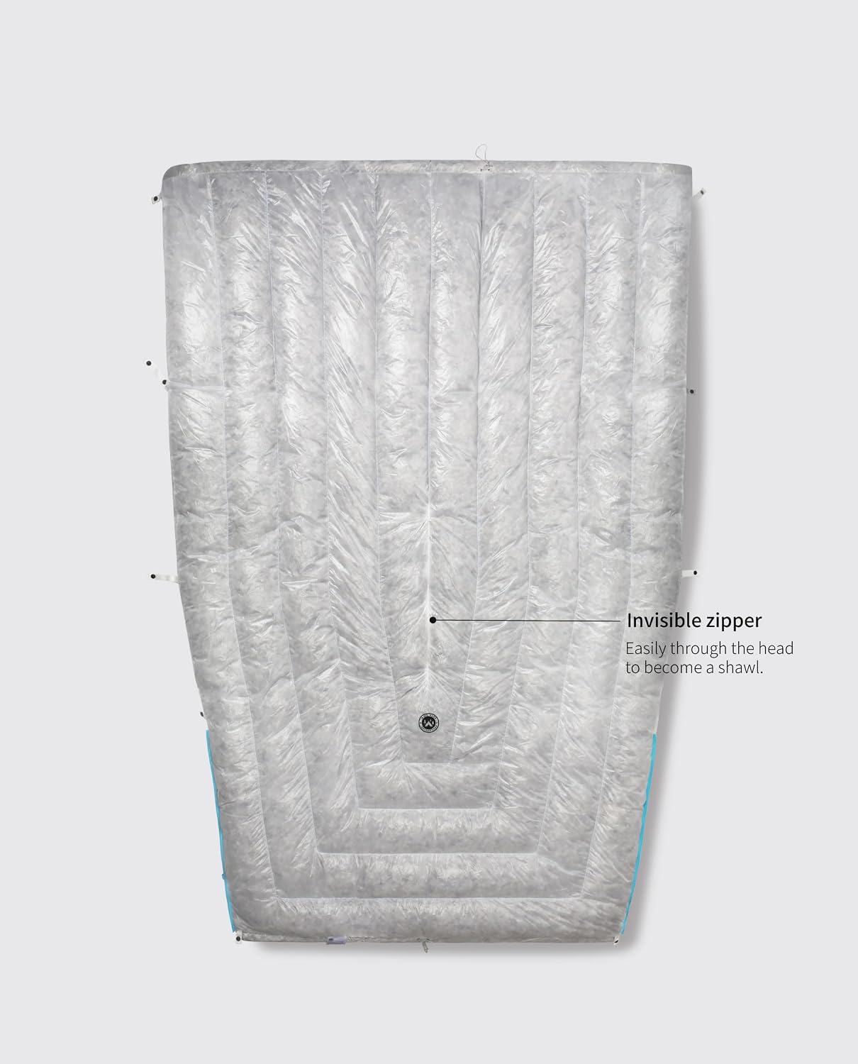 Saco dormir ligero 800FP para mochileros camping