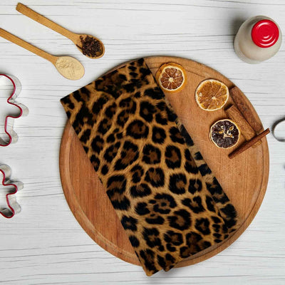 Set 2 Toallas Cocina Estampado Leopardo Baño
