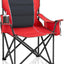 Silla campamento plegable 450lb para adultos rojo