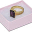 100 Cajas Joyería Rellenas Algodón Rosa Surtido