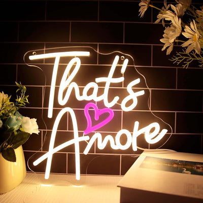 Letrero neón LED USB 11.8x12.9pulg para boda