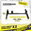 Base soporte tiroteo forma H ajustable exterior