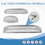 Mosquitera acero inox para casas rodantes con silicona