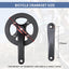 Set bielas E Bike 42T acero aluminio 6.693"