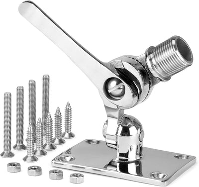 Soportes antena VHF barco acero inox 316 ajustable