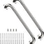 2 Manijas antiderrap regadera 24" acero inox