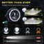 Faro LED redondo motocicleta 7" DRL anillo H-arley