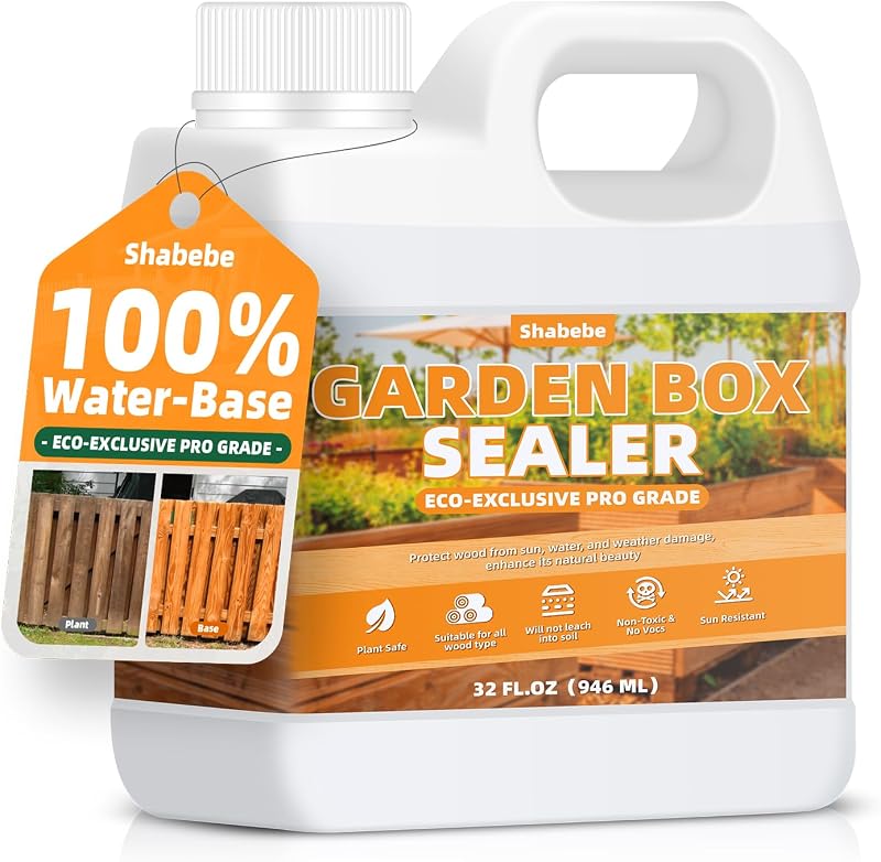 Sellador madera jardín 32oz impermeable no tóxico