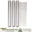 Rollo aluminio reciclado para cocinar y asar paquete 3