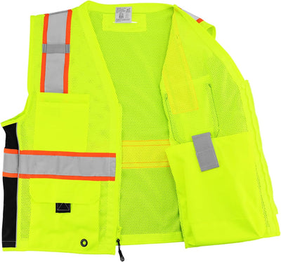 Chaleco seguridad alta visibilidad ligero transpirable