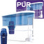 Dispensador jarra filtro agua 30 tazas transparente