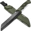 Machete D2 acero completo con funda para cortar árboles y bushcraft
