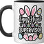 Taza Cerámica Oído Conejo Negro/Blanco