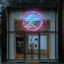 Letrero LED Laundry Open para tienda de lavandería