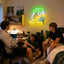 Letrero neón pato LED decoración hogar dormitorio