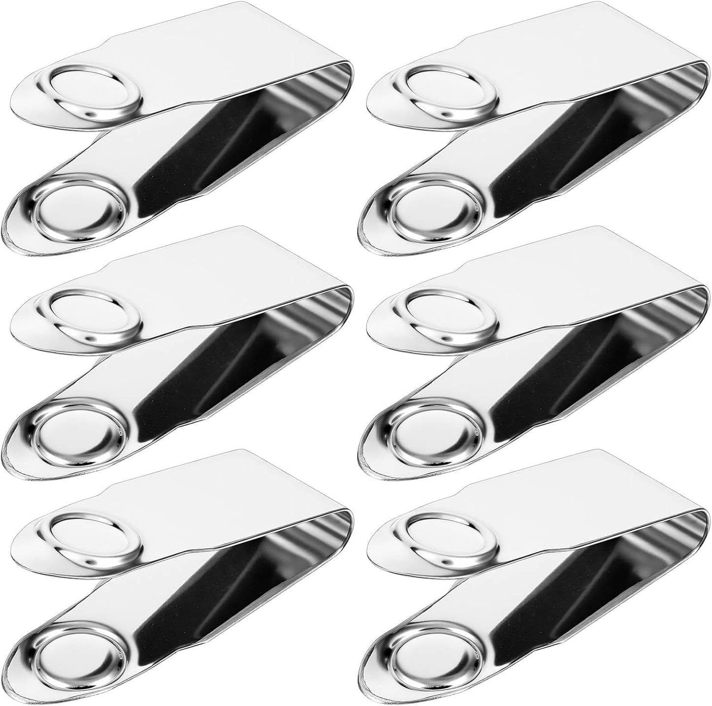 6 Pzas Removedor Tallo Fresa Acero Inox Plata