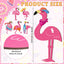 6 Pzas Decoración Pared Flamenco Rosa Luau Colgante Puerta