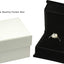 Caja terciopelo negro para anillos regalo bodas compromisos
