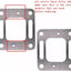 Restrictor junta elevadora codo escape 4 Pzas MerCruiser V6